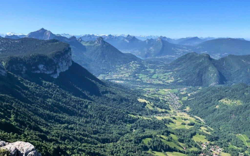 Parmelan Vue en haut du Parmelan