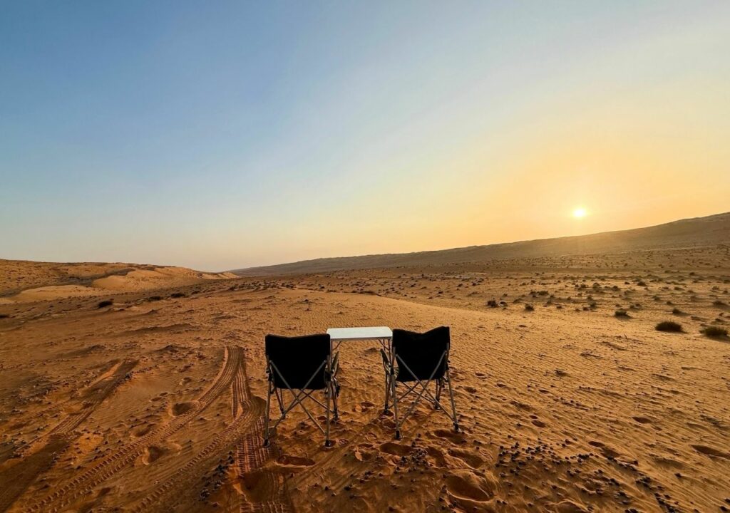 Paysage desertique à Oman