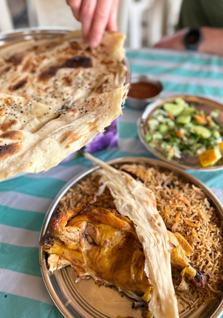 repas à Oman