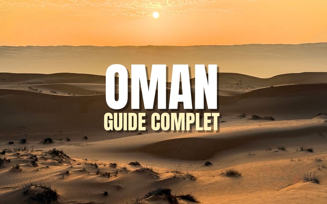 Paysage d'un voyage à Oman