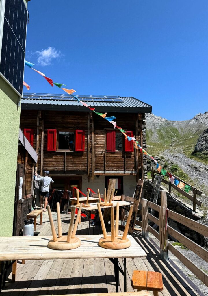Photo d'un refuge gardé en France