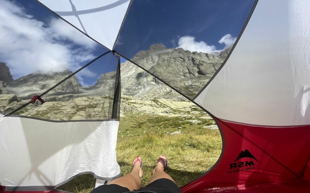 Bivouac sous le mont Viso