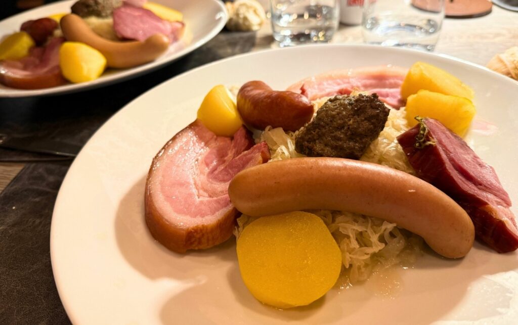 Choucroute à Colmar