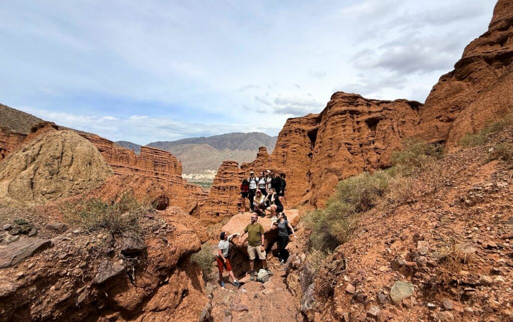 62 Canyon Kok Moynok lors du voyage au Kirghizistan