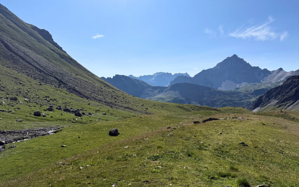 Chemin près du col du goléon 