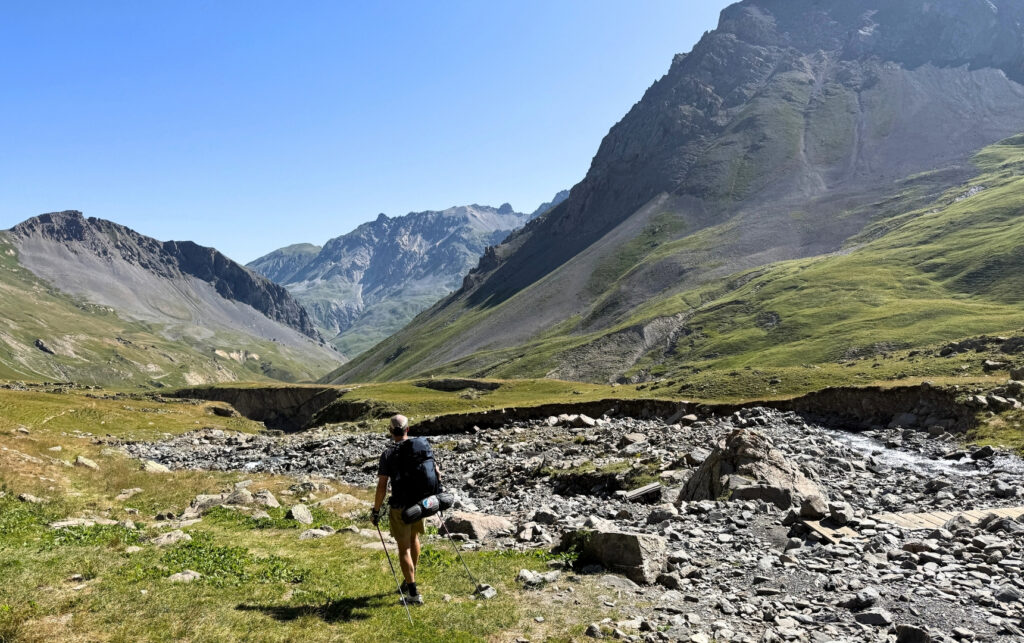 Chemin près du col du Goléon