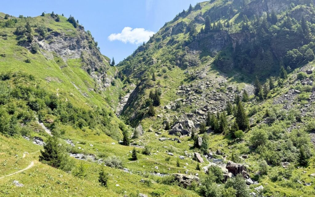 Tour des Fiz - vers Pormenaz montée vers Pormenaz